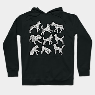 Ransom Note Style Dog Stickers Hoodie